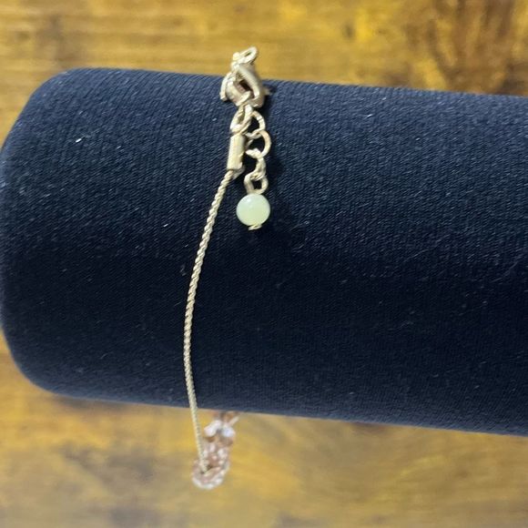 Gold & Pink Beaded Bracelet - Picture 4 of 9